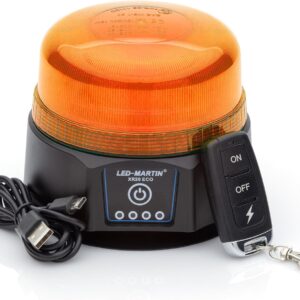 LED-MARTIN® - XR20 ECO lampa dookoła – żółta – magnes – akumulator – ładowana przez USB – 220 km/h