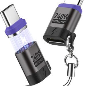 Adapter magnetyczny USB-C do USB-C MOSHOU 240 W (2 szt.)