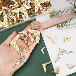 Ochraniacze narożne PandaHall, 160 szt., 8 stylów